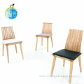 High Quality Upholstered Ash Wooden Dining Chairs